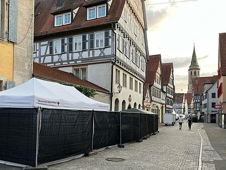 Sanitätsstation auf der SchoWo